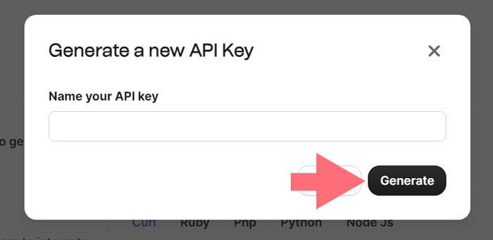 Brevo create new API key Brevo create new API key
