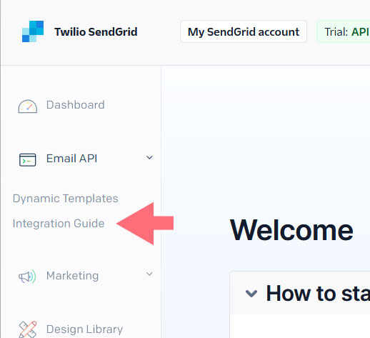 Sendgrid generate API key Sendgrid generate API key
