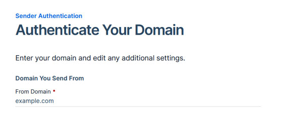Sendgrid SMTP domain authentication Sendgrid SMTP domain authentication