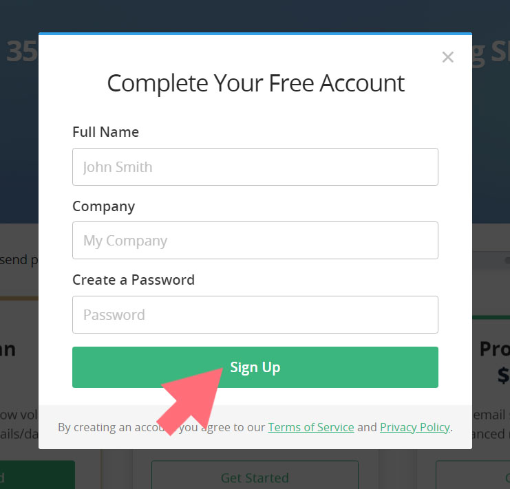 SMTP2GO create new account SMTP2GO create new account