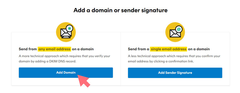 Postmark SMTP adding a domain Postmark SMTP adding a domain