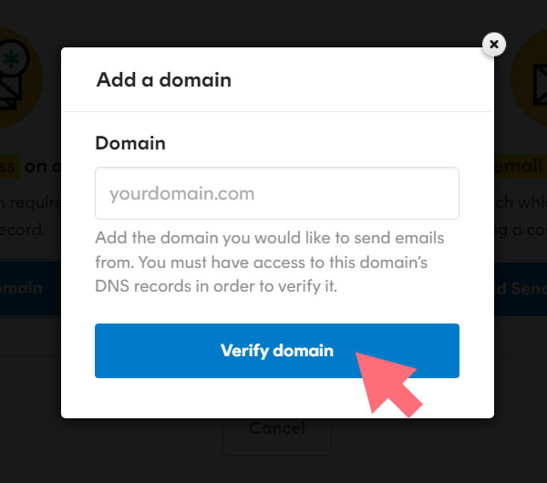 Postmark add a new domain Postmark add a new domain